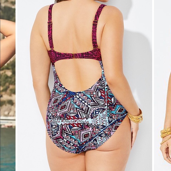 Swimsuits for all cutout swimsuit size 16 nwt - Picture 2 of 3